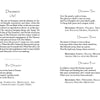 Two book pages show poetic text on Dreamers, themed around air, water, earth, and fire—echoing the mystical Celtic Otherworld vibes found in Schiffer Publishing, Ltd.'s Tarot of the Sidhe deck.