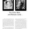 Lenormand Cartomancy by Schiffer Publishing, Ltd. includes tarot cards 28 and 29, each showing illustrated figures on black backgrounds, plus extra Man and Woman cards for inclusive relationship readings in Lenormand fortune telling.