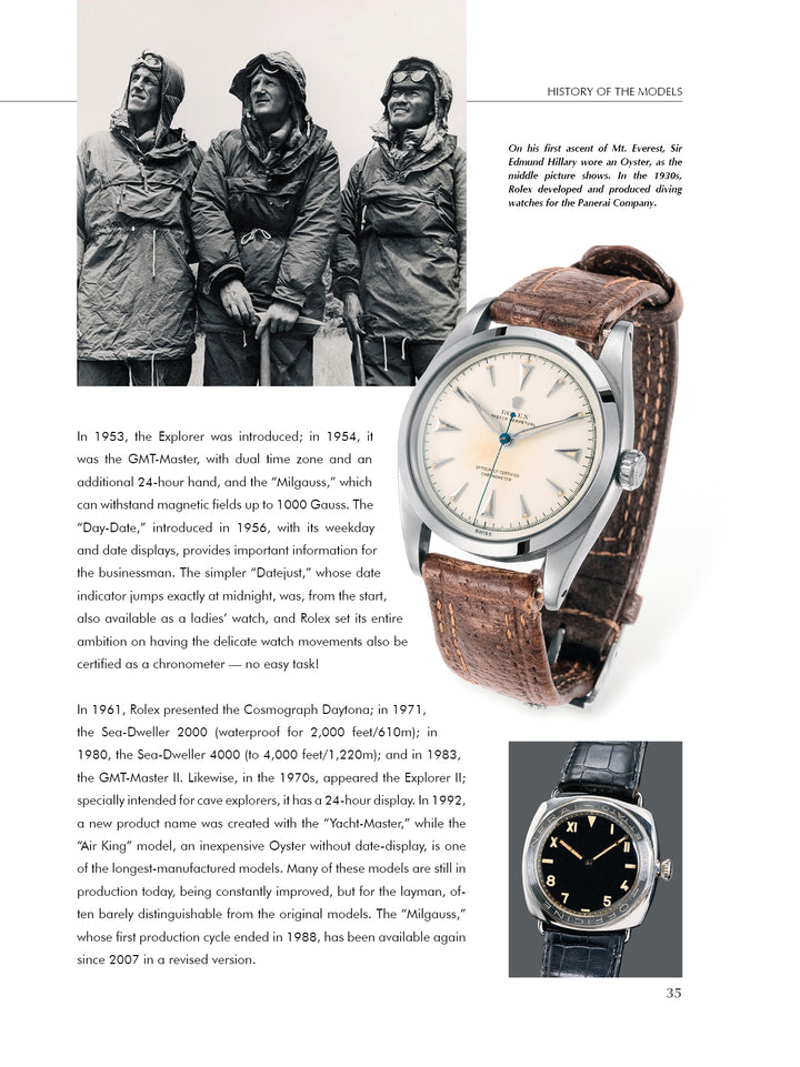 The Rolex Story - History of the Models