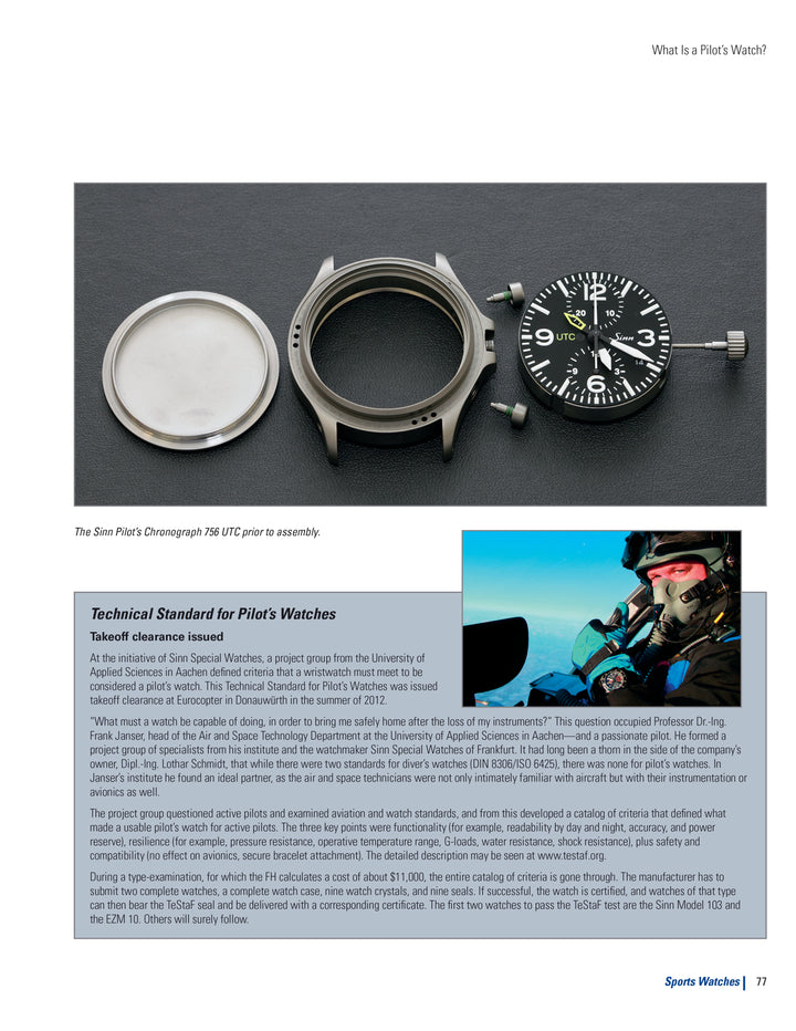 A close-up of Schiffer Publishing, Ltd.’s Sports Watches, showcasing the fine details that define luxury sports timepieces.