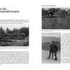 A two-page spread from "Hunting Tito" by Schiffer Publishing, Ltd. shows Chapter One: Störkampfstaffel Kroatien, featuring three WWII-era photos of Luftwaffe and Croatian forces in Yugoslavia with descriptive text.