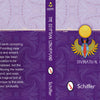 The Egyptian Lenormand by Schiffer Publishing, Ltd. features a cover with Egyptian motifs, a golden ankh, and violet patterns. The back highlights how the deck blends traditional Lenormand and ancient Egyptian tarot meanings for divination.