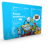 The Future Architect's Tool Kit by Schiffer Publishing, Ltd. is a blue book featuring a person at a drafting table with architectural drawings—a great choice for aspiring architects, surrounded by tools and a bookshelf in the background.
