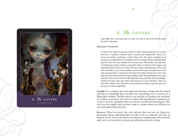 Beautiful Creatures Tarot, 2nd Edition - The Lovers