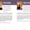An open Spirit within Tarot book from Schiffer Publishing, Ltd. shows the Two of Wands and Three of Wands cards with silhouetted figures, landscapes, upright meanings, keywords, and inclusive modern Tarot illustrations on each page.