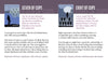 The Spirit Within Tarot by Schiffer Publishing, Ltd. features concise meanings and illustrations—Seven of Cups explores choices and dreams, while Eight of Cups represents journeys and moving on in this modern, inclusive tarot deck.