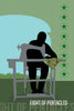 A silhouette sews yellow fabric at a machine with eight green pentacles beside them. "Eight of Pentacles" is written below—an expressive card from the Spirit within Tarot by Schiffer Publishing, Ltd.