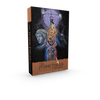 The Promethean Oracle by Schiffer Publishing, Ltd. comes in a 3D box with mystical art featuring a woman raising her arms, classical statues, a wolf, and swirling cosmic designs, inviting personal divination. Authors’ names appear below.
