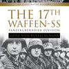 Book cover shows black-and-white WWII soldiers in uniform and helmets, with the title The 17th Waffen-SS Panzergrenadier Division Götz von Berlichingen by Schiffer Publishing, Ltd. prominently displayed.