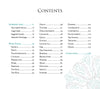 Table of contents for Rumi's Gift Oracle Cards by Schiffer Publishing, Ltd., featuring section titles, page numbers, and a floral corner design—ideal for organizing your deck. Sections: Introduction, Poem Titles, Dance, Purpose, Conclusion.