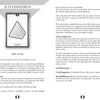 A page from Schiffer Publishing’s Sacred Geometry Healing Cards shows the 18 Tetrahedron card with a silver tetrahedron, sharing its meaning, suggested crystals, uses, and personal advice for taking action.