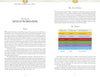 A two-page spread from "Sacred Mysteries" by Schiffer Publishing, Ltd. The left page delves into Tantric wisdom and chakras, while the right displays “The Seven Chakras” chart with colors, tantric names, and key meanings.