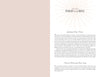 An open book from Schiffer Publishing’s "Sacred Mysteries" displays Chapter Eight: "Pathway to the Oracle," with a pale pink left page and a right page about Listening to Your Muses and using a chakra oracle deck with your cards.