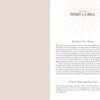 An open book from Schiffer Publishing’s "Sacred Mysteries" displays Chapter Eight: "Pathway to the Oracle," with a pale pink left page and a right page about Listening to Your Muses and using a chakra oracle deck with your cards.