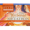 Box cover of The Archangel Metatron Self-Mastery Oracle by Schiffer Publishing, Ltd., with artwork of an angelic figure holding glowing light, symbolizing the spiritual guidance within these oracle cards.