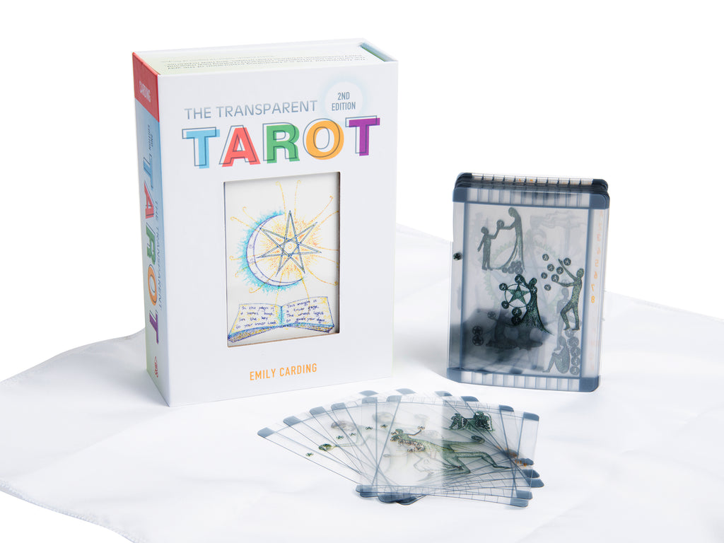 The Transparent Tarot : (2nd Edition, Tarot Kit Box Set with 78 Cards and Guide Book)