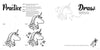 The Shine Bright drawing guide from Schiffer Publishing, Ltd. teaches kids to draw a unicorn head with a flowing mane, adding details like horn, ears, stars, and a heart—“Practice” appears large at the top for encouragement.