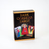 The Dark Goddess Tarot by Schiffer Publishing, Ltd. features divine female figures and vibrant designs celebrating the sacred Feminine on bold black backgrounds.