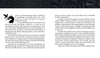 An open book from Schiffer Publishing, Ltd.'s Ravyness Drakon Tarot shows page 9, where the left page starts a story of discovering dance and meeting Raynnes, and the right introduces dragons, creativity, and self-awareness.