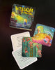 Wisdom for Wee Ones by Schiffer Publishing, Ltd. is a card game featuring Proverbs cards with inspirational messages and whimsical artwork of children and monkeys, set against a dark background for spiritual encouragement.