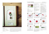 A two-page spread from The Herbarium of Fabric Flowers by Schiffer Publishing, Ltd. displays a wild tulip art piece and step-by-step photo instructions for making your own—ideal inspiration for naturalist fiber art enthusiasts.
