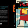 Book cover and back for Pinball by Schiffer Publishing, Ltd., featuring a retro red pinball machine on a radiant blue and beige background—the perfect guide for mastering the game.