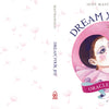 Book cover for Dream Your Joy Oracle Cards by Schiffer Publishing, Ltd., featuring a dreamy child in purple blowing dandelion seeds and pink hearts—perfect for meditation and unique affirmations.