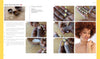 A step-by-step photo guide from "Contemporary Maasai Beading" by Schiffer Publishing, Ltd. shows hands making a daisy-chain bracelet with gold chain and beads. The last image features a smiling woman wearing the finished jewelry.
