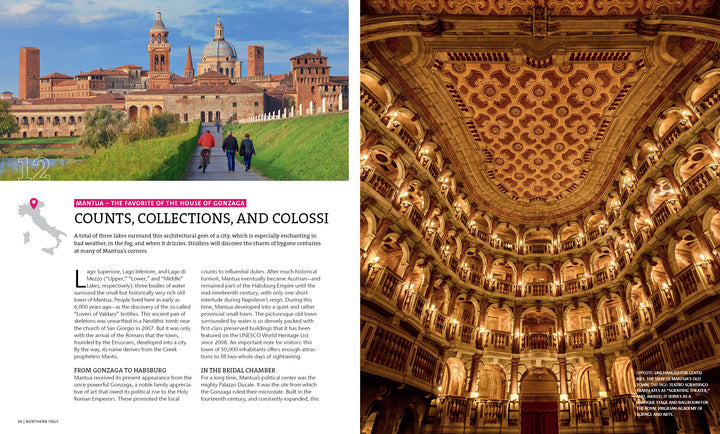 A collage featuring a building and magazine, inspired by Schiffer Publishing, Ltd.'s Secret Cities of Italy, evokes the hidden charm and allure of Italy's undiscovered destinations.