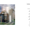 On the left, digital art blends urban and cemetery scenes; on the right, a table of contents for "New Orleans" by Schiffer Publishing, Ltd. lists chapters on 1990s NOLA creatives atop a white background.
