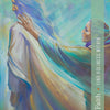 A serene image from the Christ Consciousness Self-Mastery Oracle by Schiffer Publishing, Ltd. shows a woman reaching to touch a bearded man's robe, glowing with peaceful colors. Text: Faith • Find Holiness Within • 28.