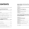 Table of contents from "The Elements of Becoming a Successful Astrologer" by Schiffer Publishing, Ltd., covering astrology, chart reading, storytelling, overcoming resistance, self-care, and finding meaning.