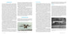 A two-page spread from Schiffer Publishing, Ltd. showcases the Boeing YC-14’s ground and flight tests, with text on design innovations, a color jet landing photo, a black-and-white YC-14 takeoff image, and blue section headers.