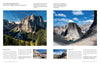 A spread from "The Wild Alps" by Schiffer Publishing, Ltd. showcases breathtaking images of Schlern-Rosengarten Nature Park: jagged peaks, alpine lakes, rocky slopes, and wildflower meadows, with descriptive text and captions.