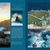 Experience “The Wild Atlantic” by Schiffer Publishing, Ltd.: dramatic western European coasts, sunset-lit lighthouses on rugged rocks, and aerial views of green islands amid the Atlantic’s vivid blue waves and craggy outcrops.
