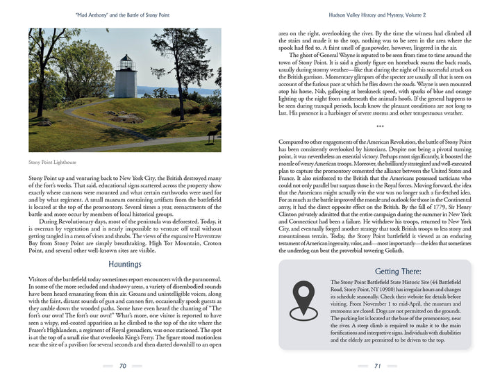 A white lighthouse atop a grassy hill, framed by trees and wooden posts, embodies the spirit of Hudson River Valley history—featured in "Hudson Valley History & Mystery, Volume 2" from Schiffer Publishing, Ltd.