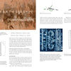 The Cumulative Cloth, Wet Techniques by Schiffer Publishing, Ltd. features diagrams, step-by-step illustrations, blue-patterned samples, and brown-toned textiles, showcasing detailed stitch-and-gather surface design methods.