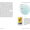 A spread from *The Time Changer's Tarot* by Schiffer Publishing, Ltd. features text, an infographic with circles for “Yourself,” “Family and Ancestors,” “Community,” and “Universe and Environment,” plus a Tarot-style illustration of The Fool.