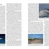 A magazine spread in Dreamland by Schiffer Publishing, Ltd. highlights advanced aviation tech with images of two MiG-29 Fulcrum jets flying in formation, a solo MiG-29 in flight, and several parked on an airfield.