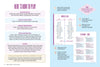 Schiffer Publishing, Ltd.’s This or That - Game in a Book features pink and yellow highlighted instructions, numbered steps, sample “this or that” movie trivia pages, scoring tips, and a prediction sheet visual to guide your quiz gameplay.