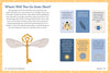 The Secret Diary Society All About Me by Schiffer Publishing, Ltd. features a dragonfly journal page with affirmation cards like “I will boldly and bravely share ideas,” a starry background, and interactive prompts for self-discovery.