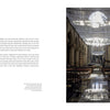 Restoring Notre-Dame de Paris by Schiffer Publishing, Ltd. features a cathedral interior bathed in sunlight through a damaged vaulted roof, scaffolding and debris highlighting restoration amid charred pews leading to the altar.