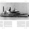 Featured in "The Boats of Summer, Volume 1" by Schiffer Publishing, Ltd., a black-and-white photo shows the Mary Powell, a famed Hudson River side paddle steamboat with two smokestacks and “MARY POWELL” signage, passengers visible on deck.
