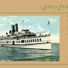 A vintage illustration from "The Boats of Summer, Volume 2" by Schiffer Publishing, Ltd. shows the steamer Asbury Park—an iconic Hudson River excursion boat—sailing under a partly cloudy sky, with “2. Asbury Park” and 1903 history details at right.