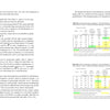 Two pages from Voynich Reconsidered by Schiffer Publishing, Ltd. showcase dense text, tables, and diagrams: the left analyzes glyph categories; the right displays a color-coded table comparing script symbol mappings, evoking a mathematical take on the Voynich manuscript.