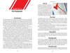 A book spread from Schiffer Publishing's "Maritime Firefighting" shows Chapter 8: Fire Equipment, with red graphics. The left page introduces maritime fire safety; the right details axes, entry suits, flash hoods, and proximity suits.