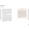 A two-page spread from Schiffer Publishing, Ltd.'s "Intermediate & Advanced Punch Needle Rug Hooking" shows the introduction: text on the left, and on the right a note on a tan card, Amy’s signature, and “The Oxford Punch Needle Rug Hooking School.”.