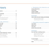 The table of contents for "Threads of Treasure" by Schiffer Publishing, Ltd. displays chapter titles, section headings, and page numbers with charming embroidery and crafting icons—inspiring modern crafters and fans of step-by-step projects.