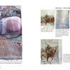Explorations with Collage! by Schiffer Publishing, Ltd. offers an art tutorial spread with abstract and mixed-media projects, step-by-step guidance, close-up images, and tips on sketching, layering, and digital collage techniques.
