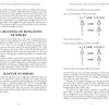 A two-page spread from "Plus One" by Schiffer Publishing, Ltd. explores numerology with repeating and master numbers, showing life path calculations and their influence on relationship compatibility on the right page.
